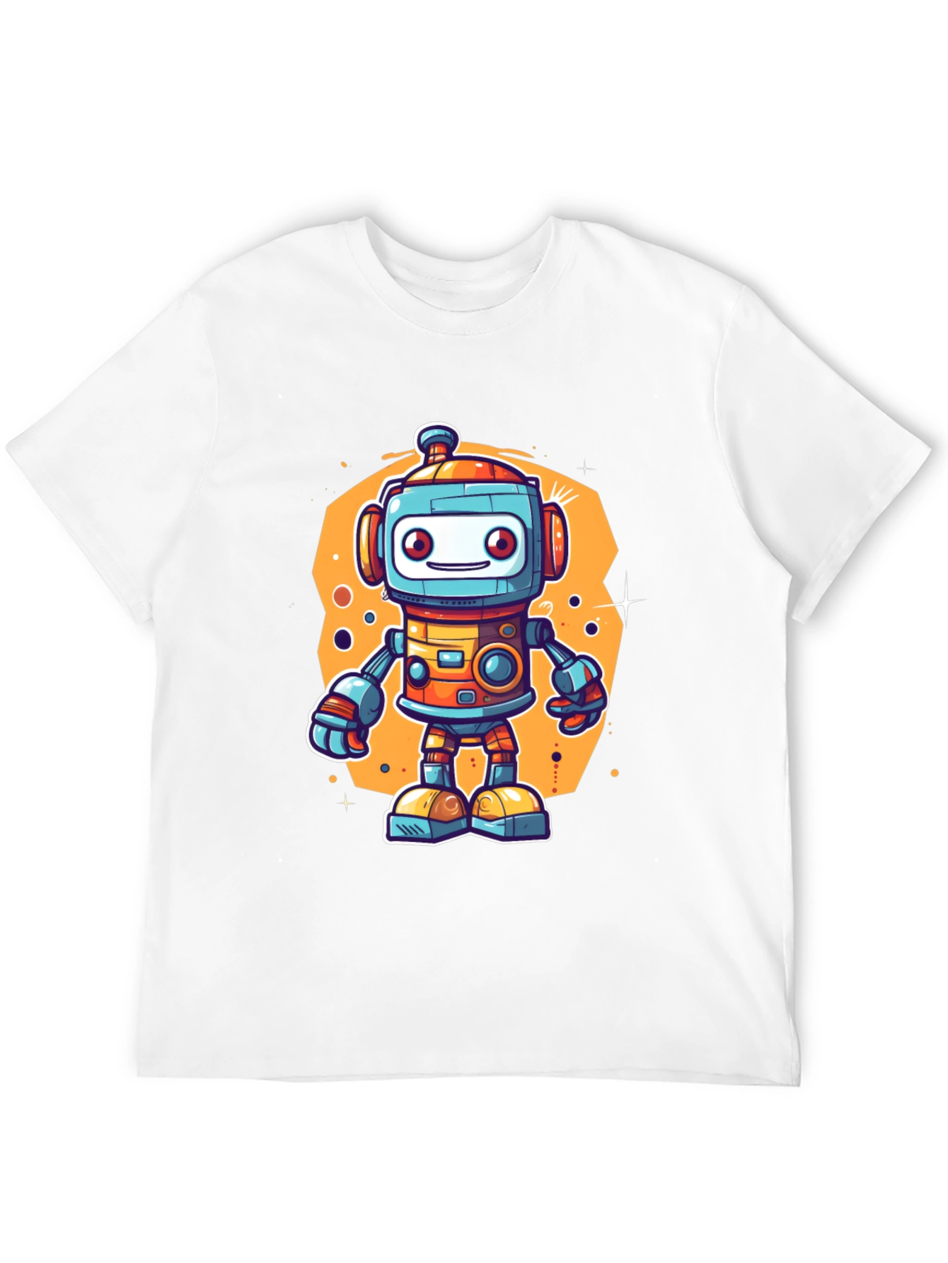 Robot Graphic Tee - Fun and Futuristic Style