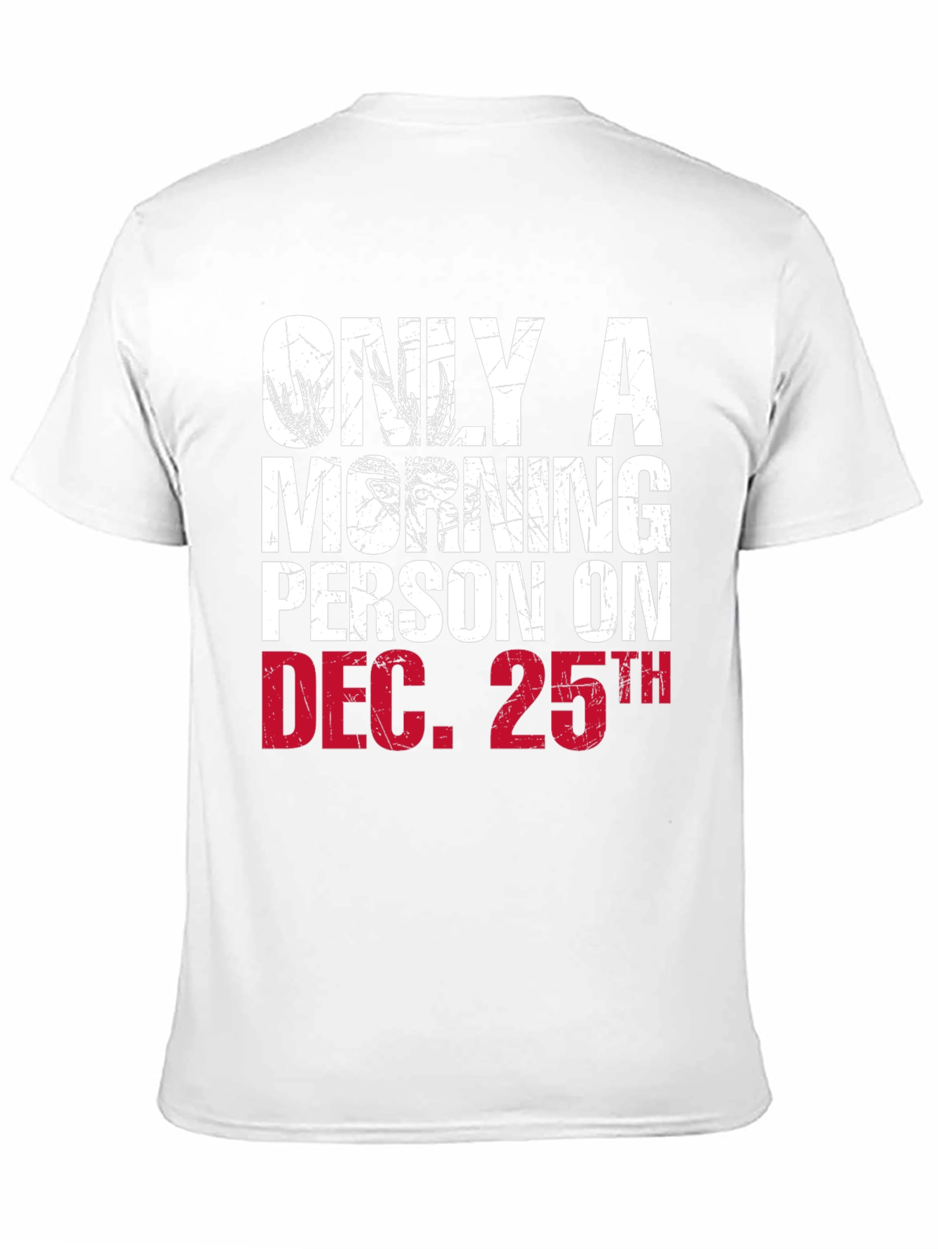 Funny Christmas Morning Person Deer T-Shirt