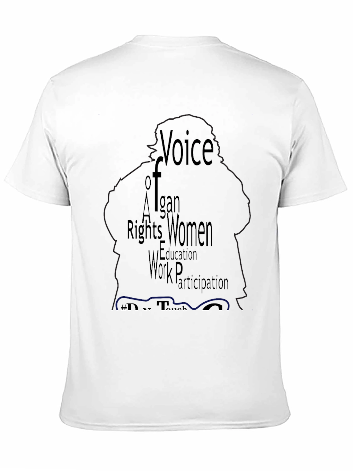 Voice of Afghan Women Black T-Shirt