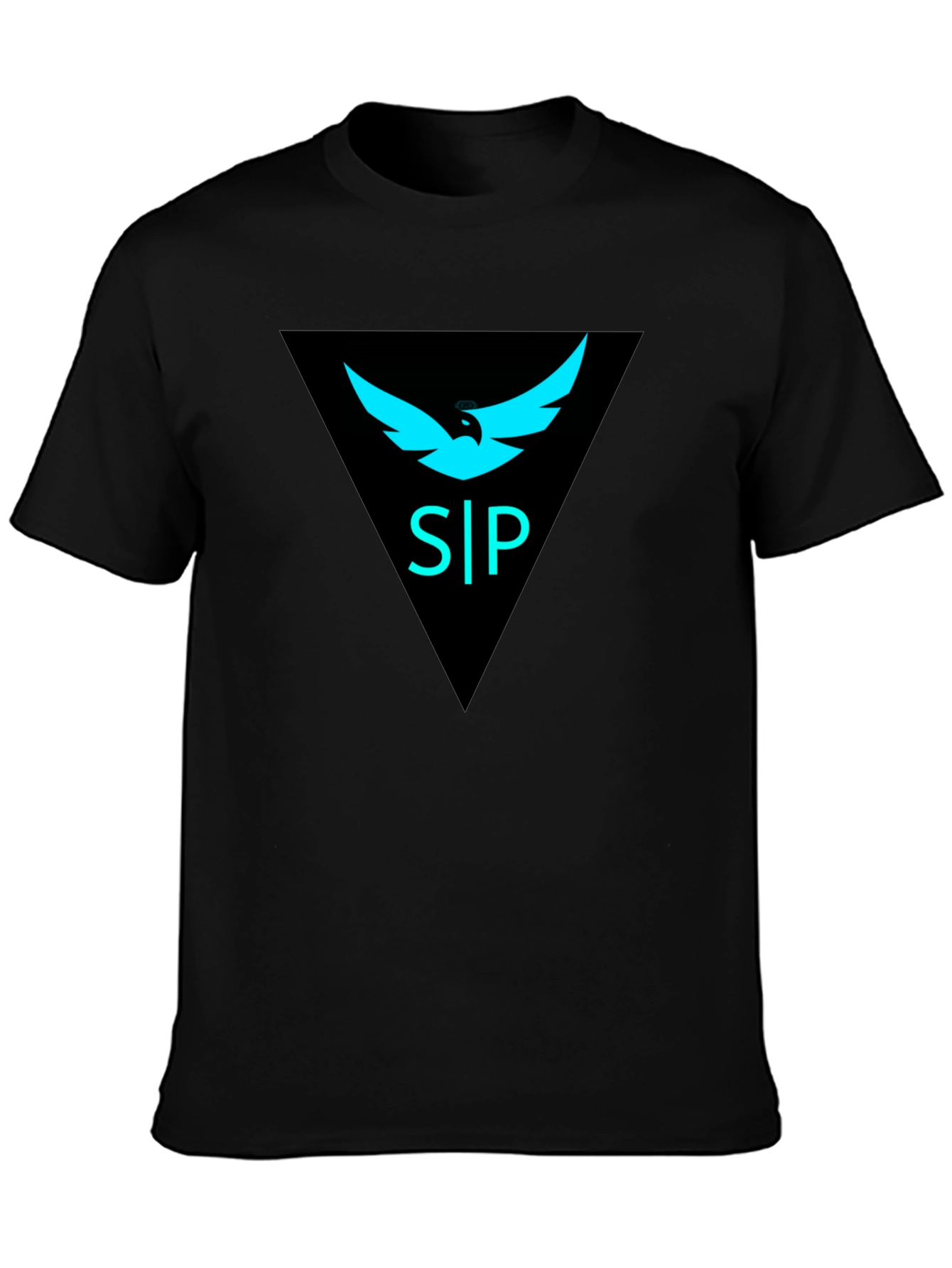 S|P Bird Logo Graphic Tee - Mens Black T-Shirt