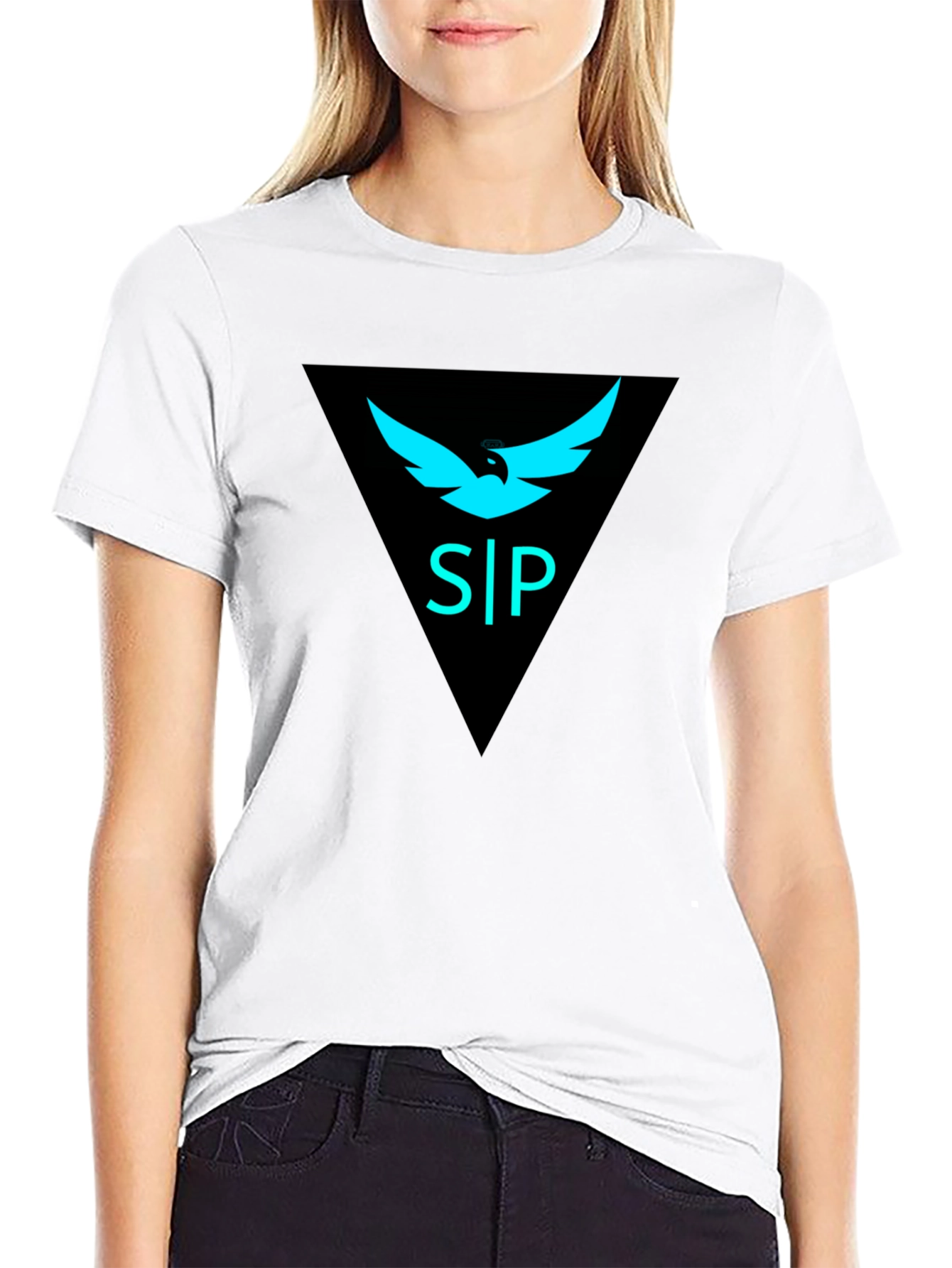 S|P Bird Logo Graphic Tee - Mens Black T-Shirt