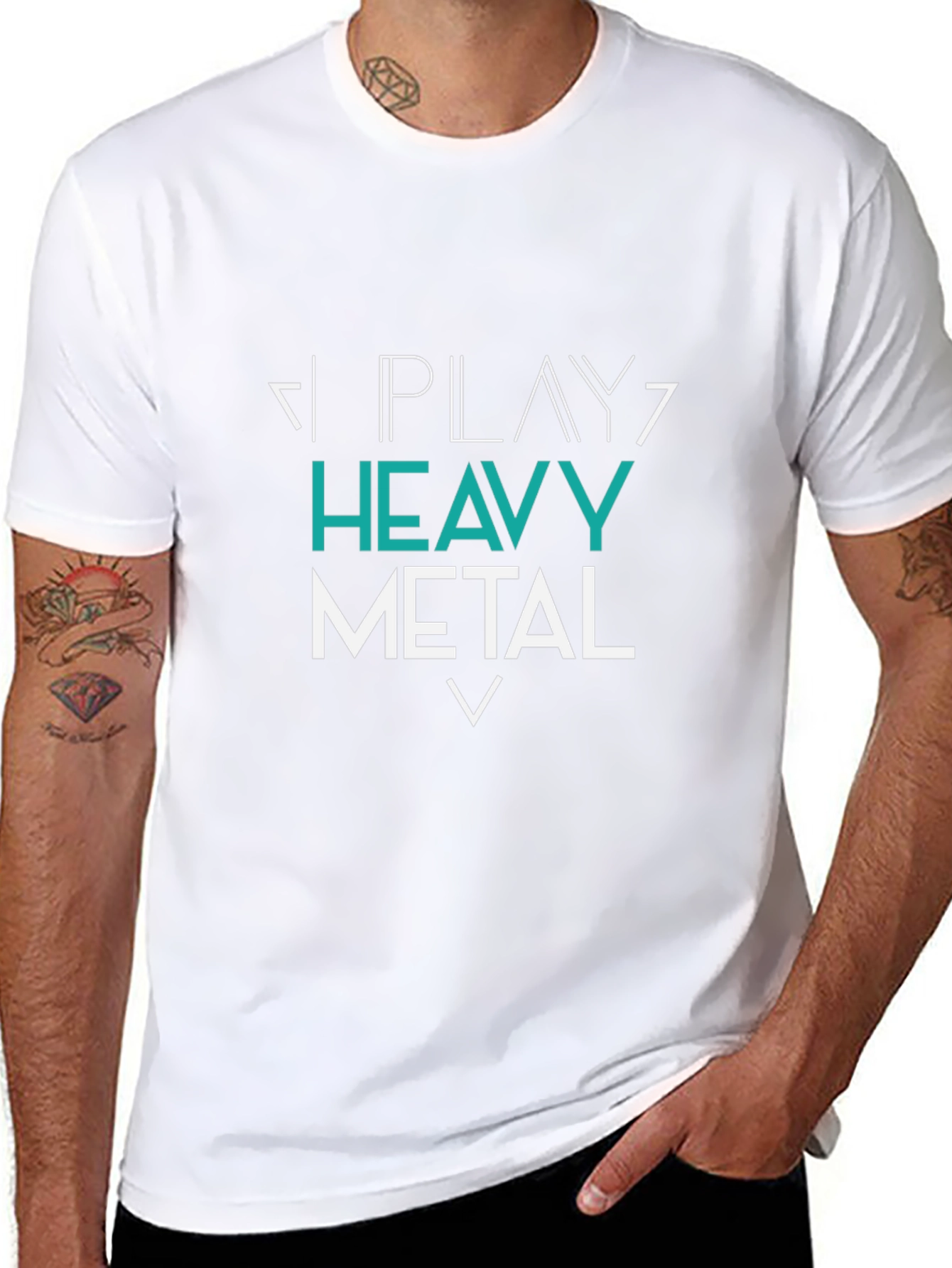 I Play Heavy Metal Graphic T-Shirt