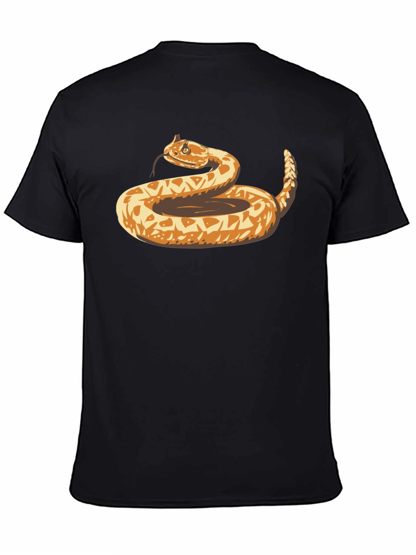 Snake Graphic Black T-Shirt