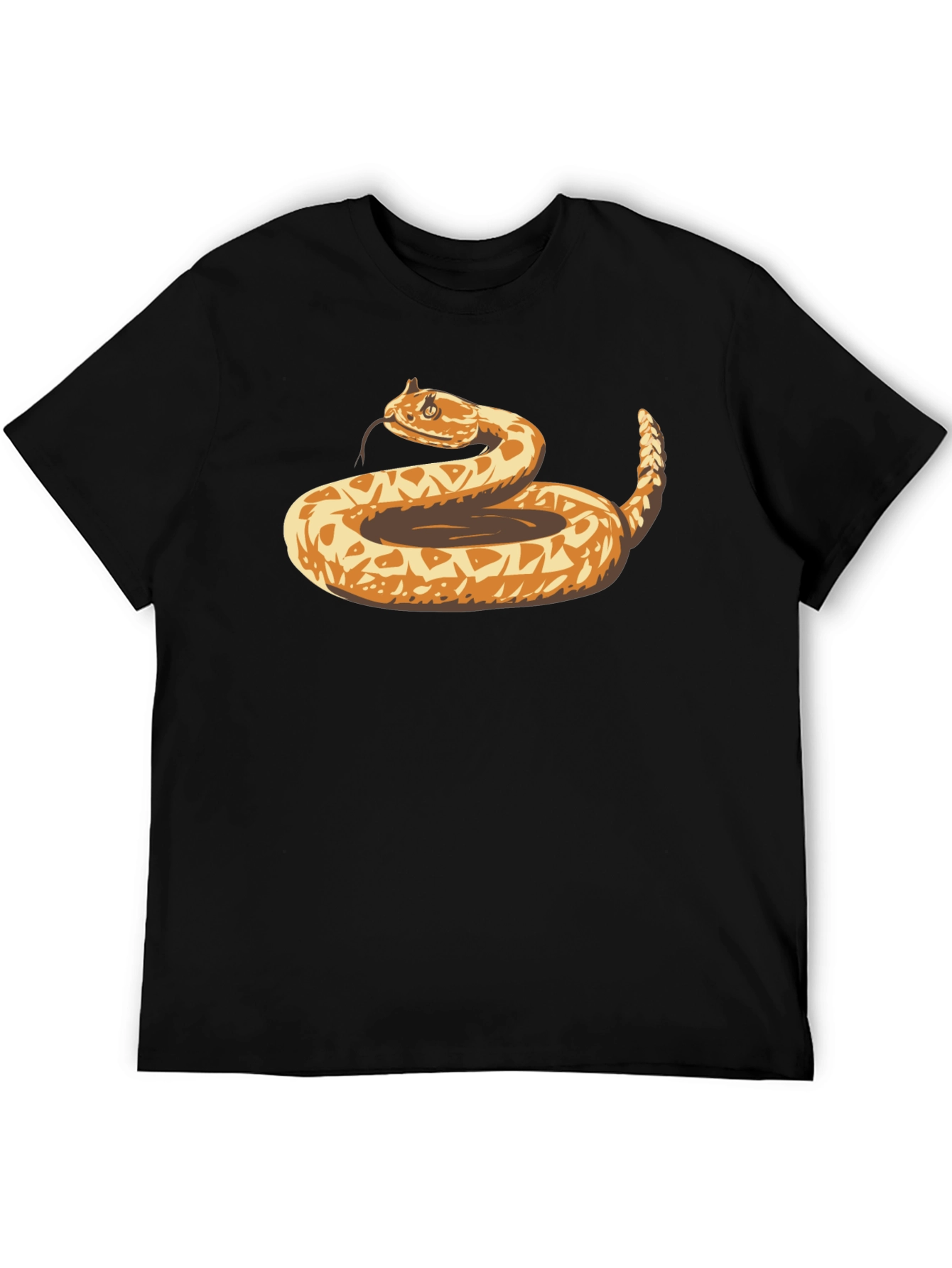 Snake Graphic Black T-Shirt