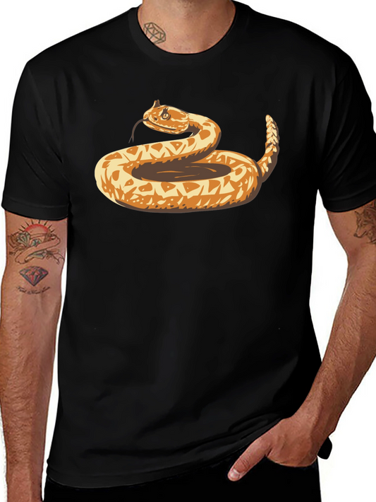 Snake Graphic Black T-Shirt