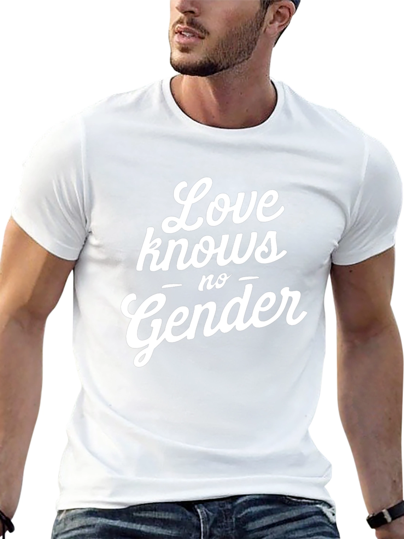 Love Knows No Gender Black T-Shirt