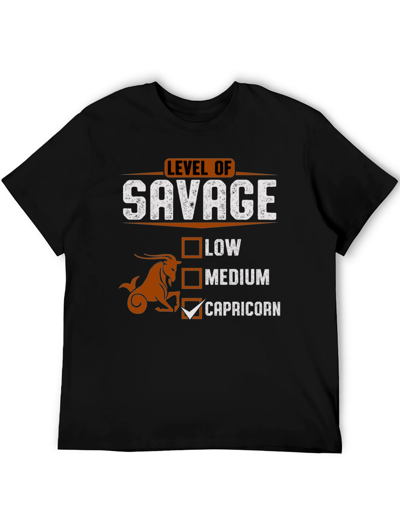 Capricorn Savage Level T-Shirt
