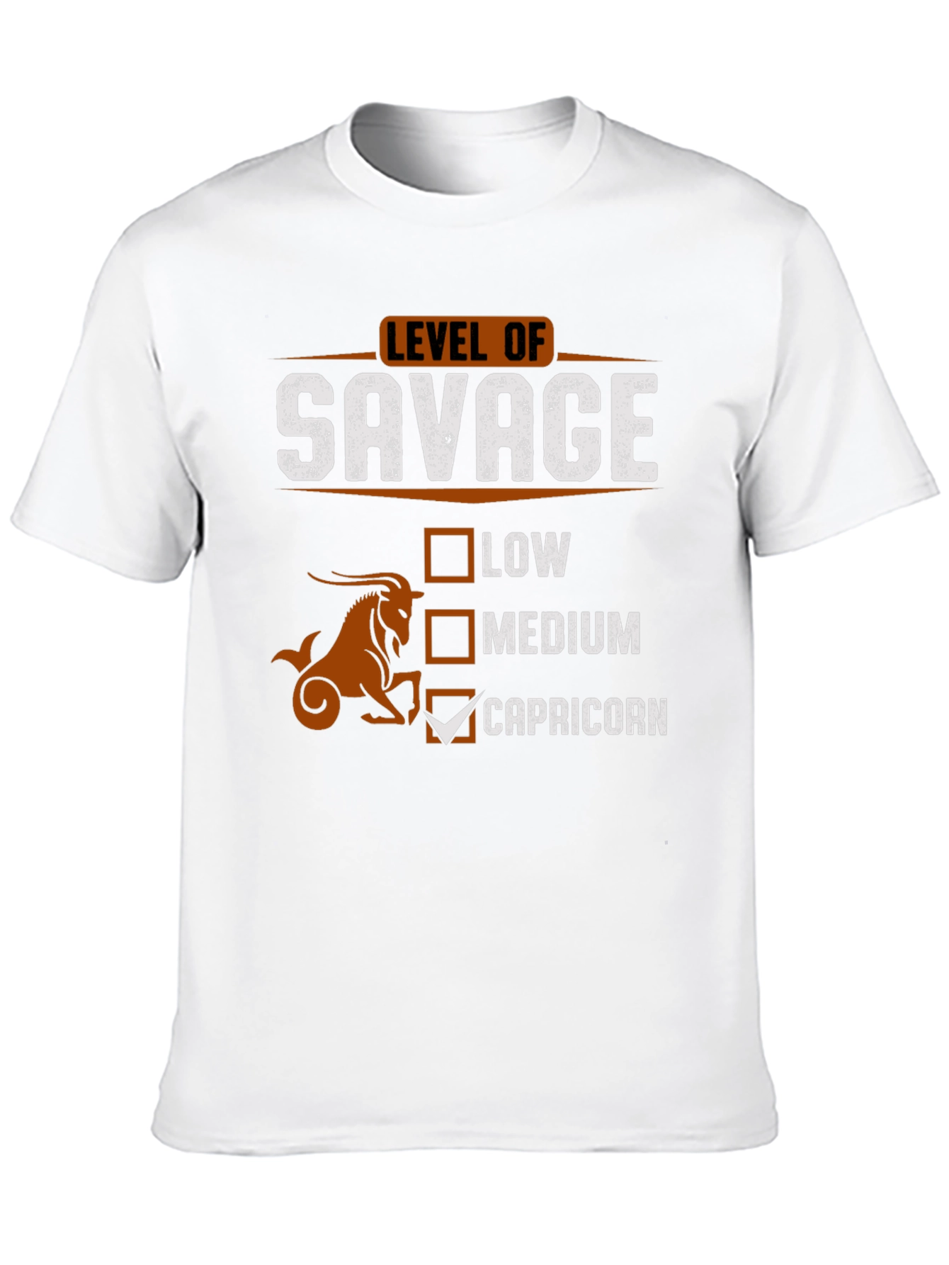 Capricorn Savage Level T-Shirt