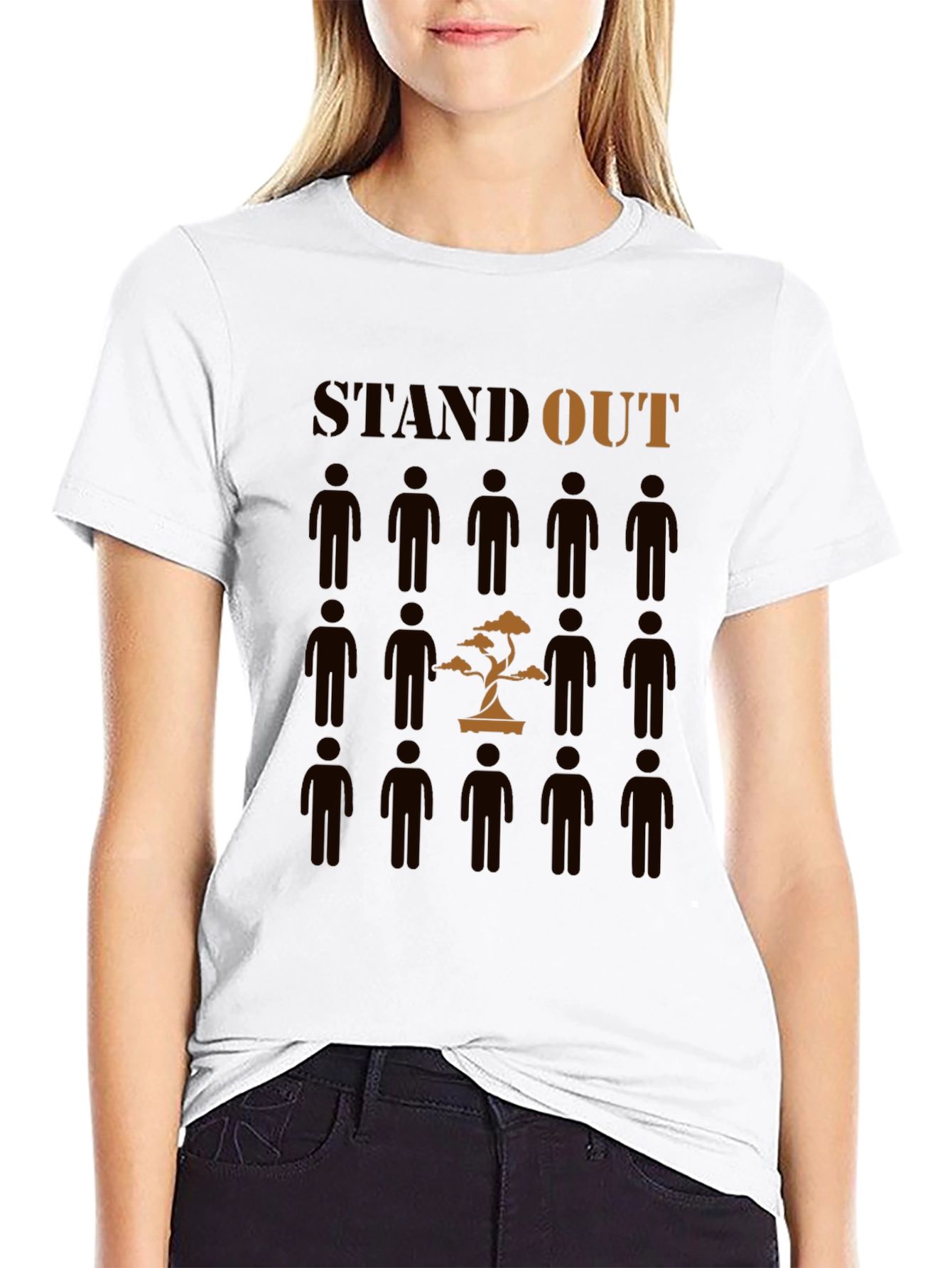 Stand Out T-Shirt - Unique Tree Design