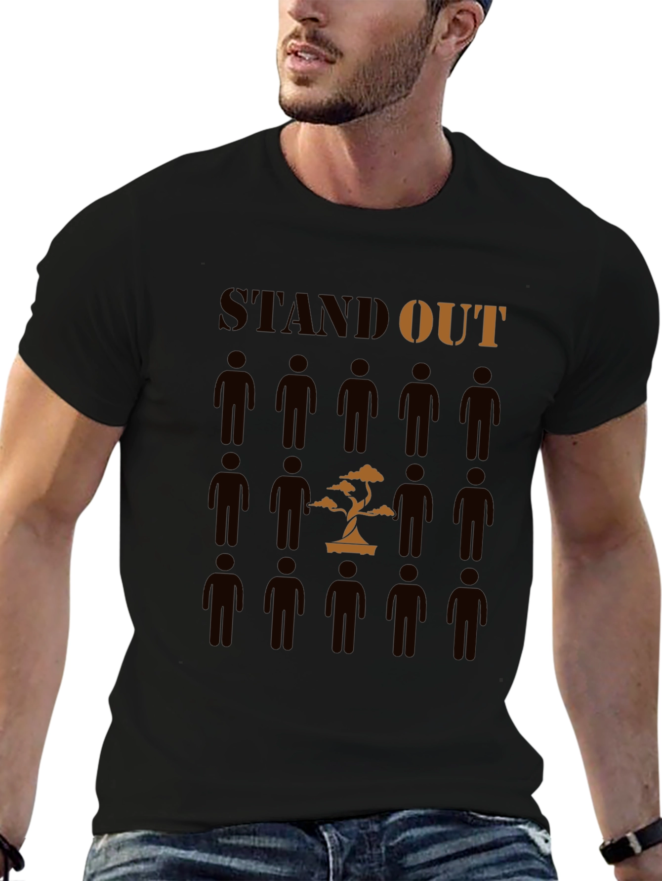 Stand Out T-Shirt - Unique Tree Design