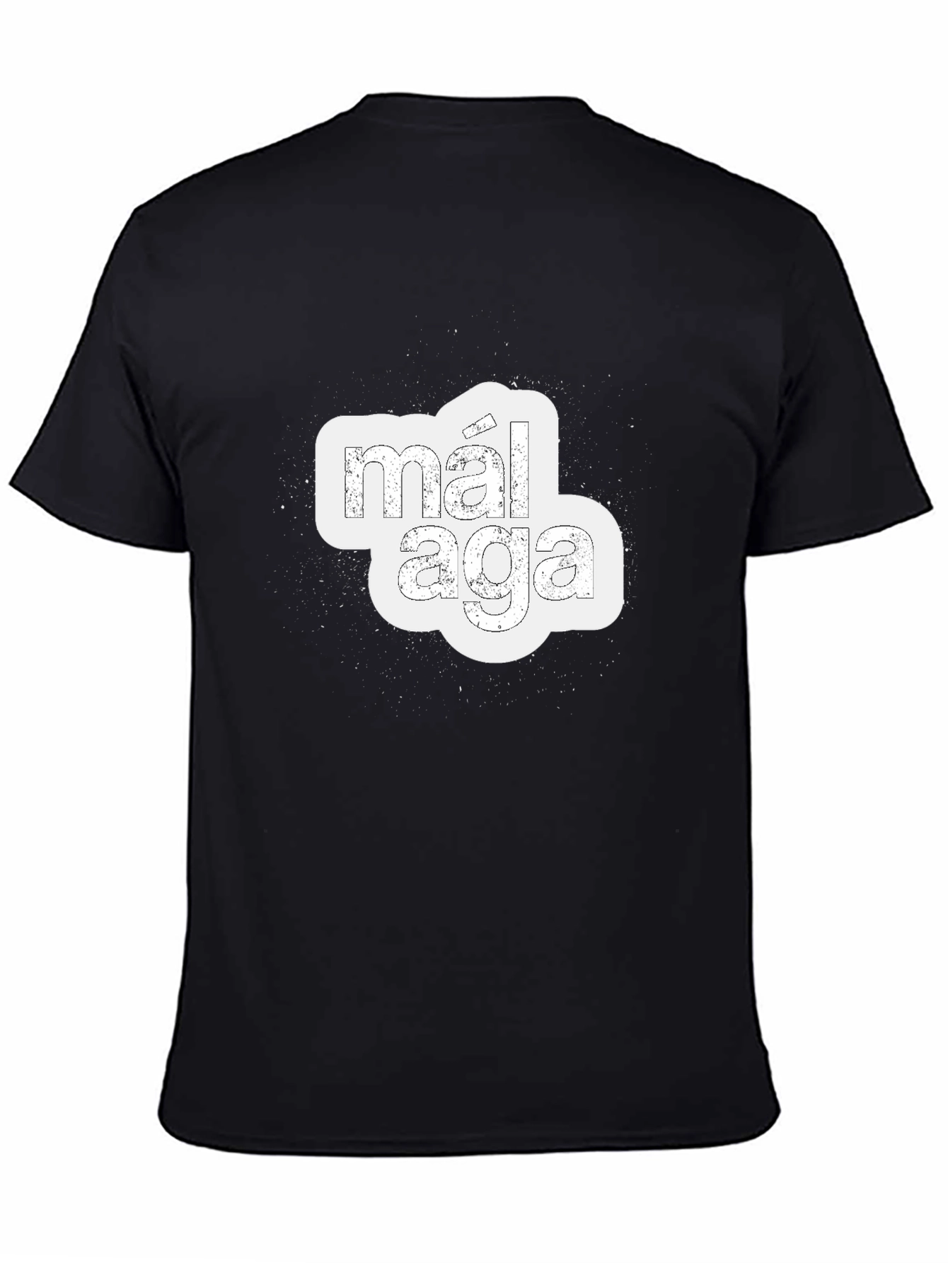 Malaga Graphic Tee - Distressed Print