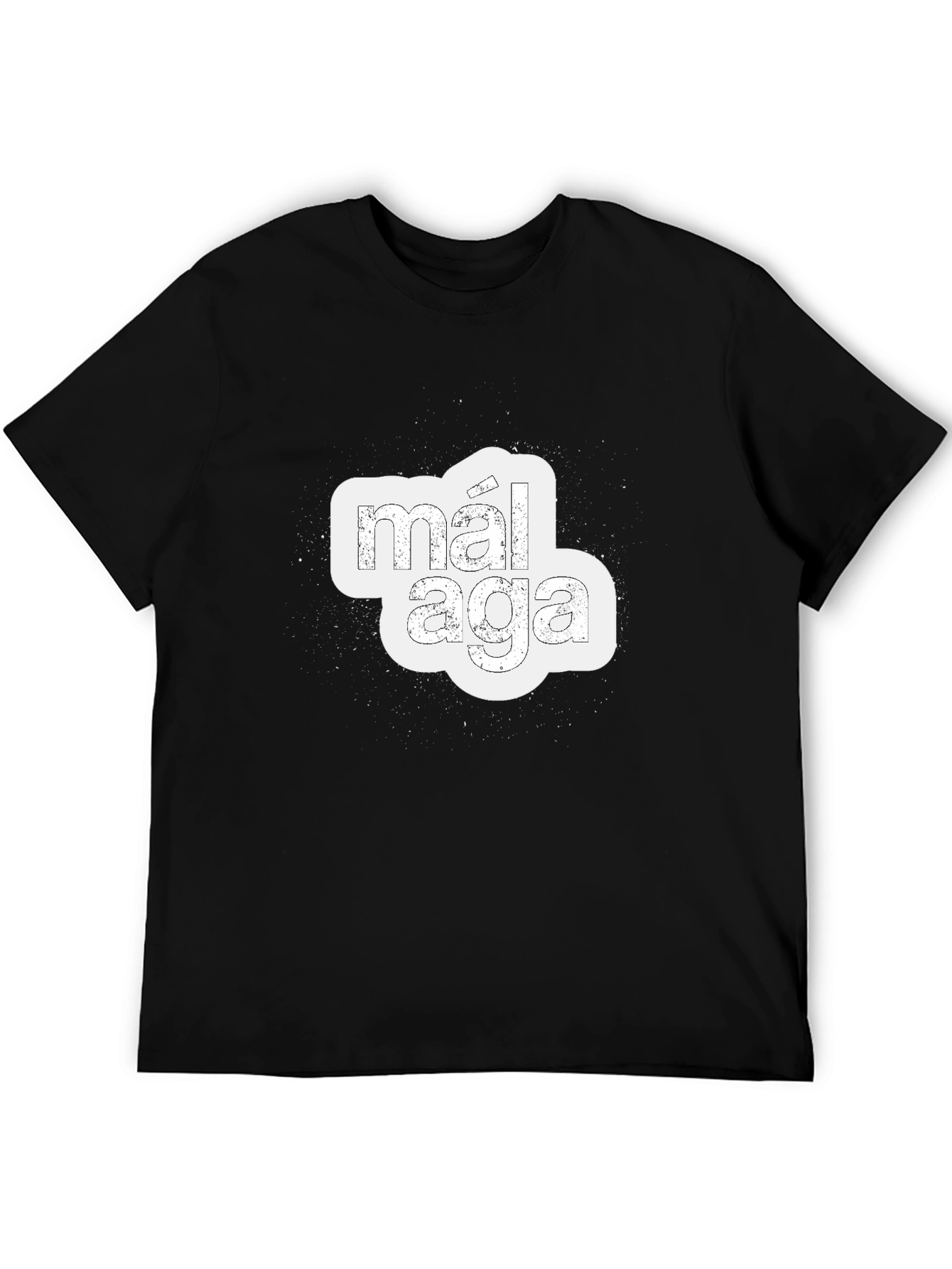 Malaga Graphic Tee - Distressed Print