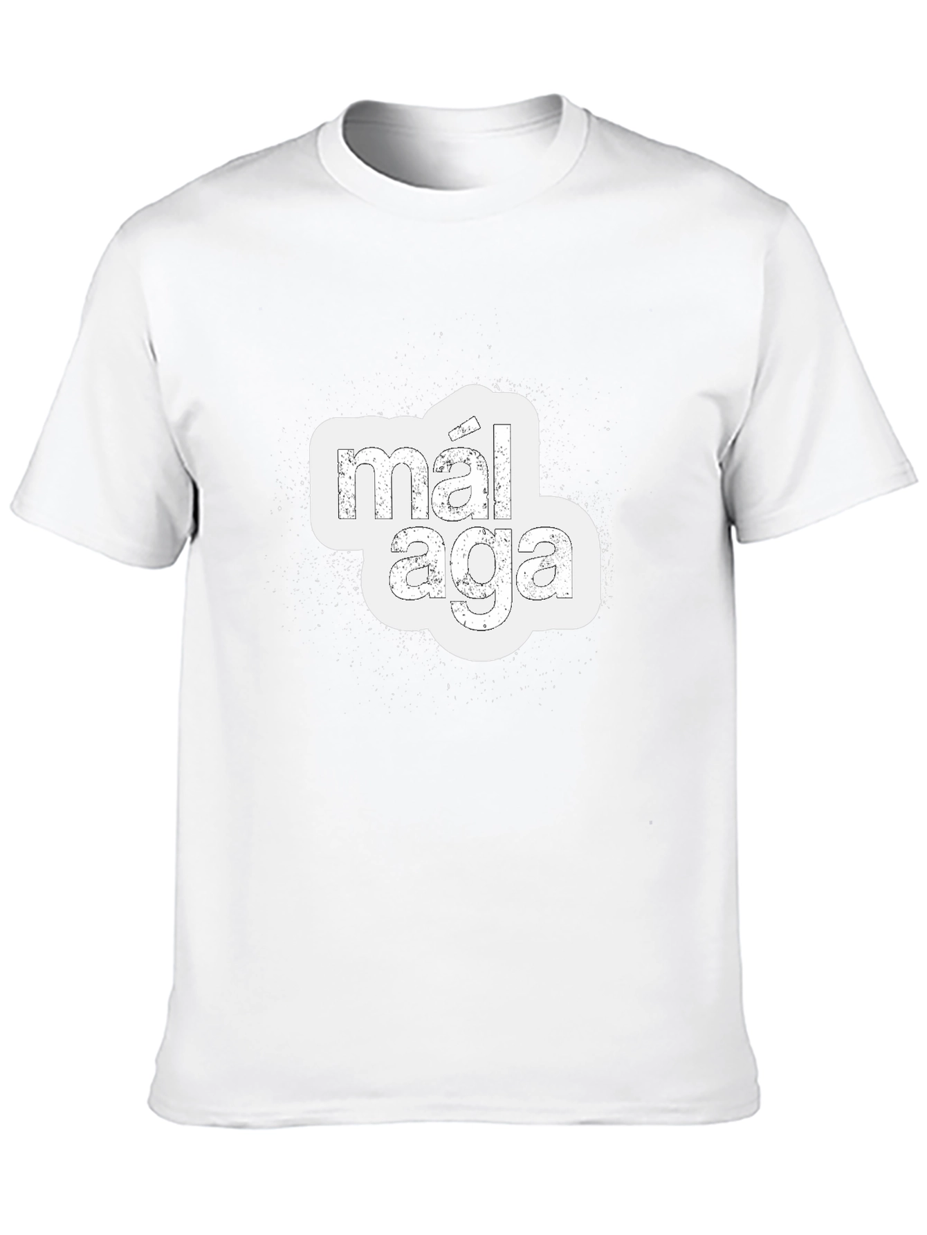 Malaga Graphic Tee - Distressed Print