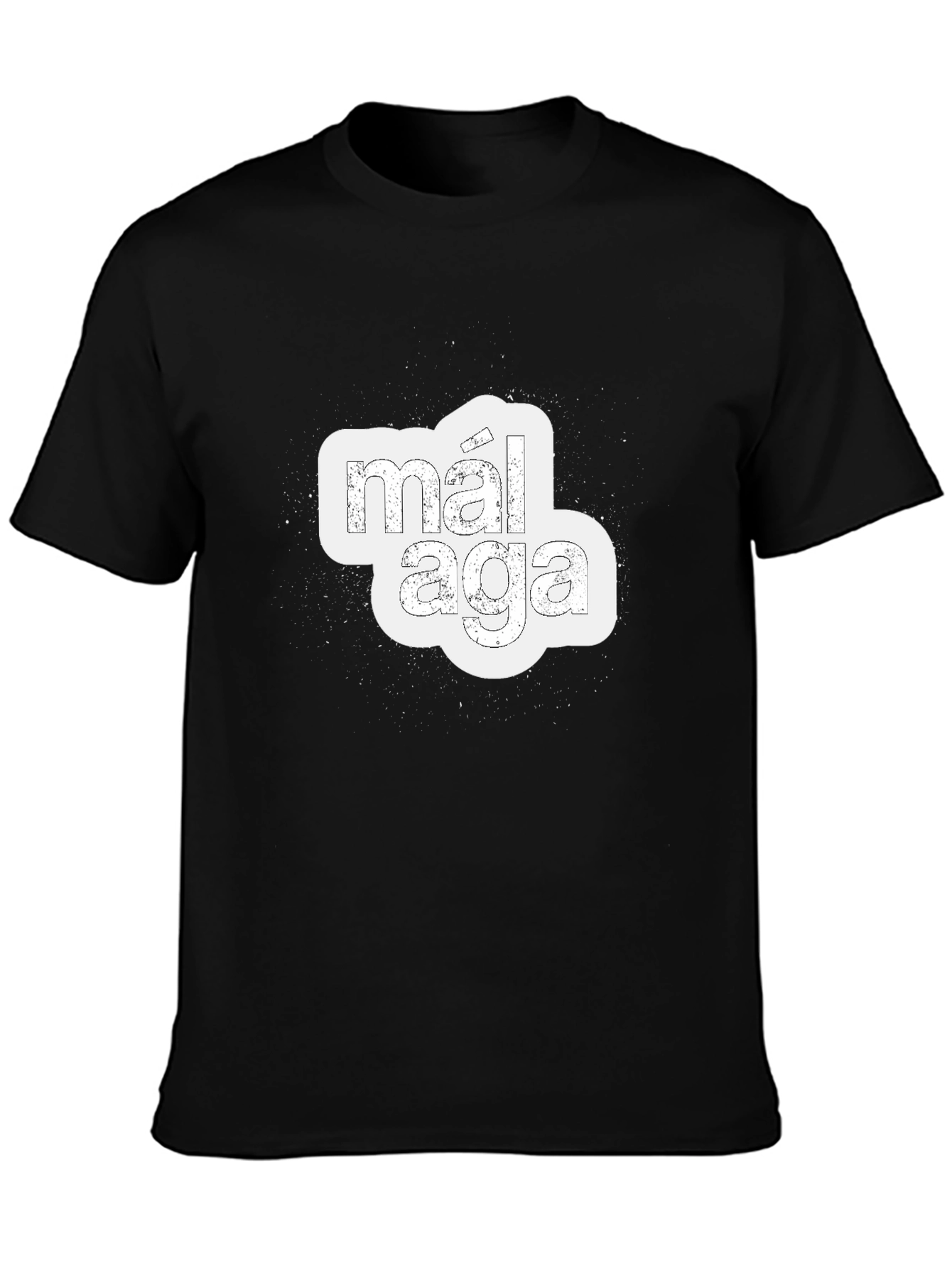 Malaga Graphic Tee - Distressed Print