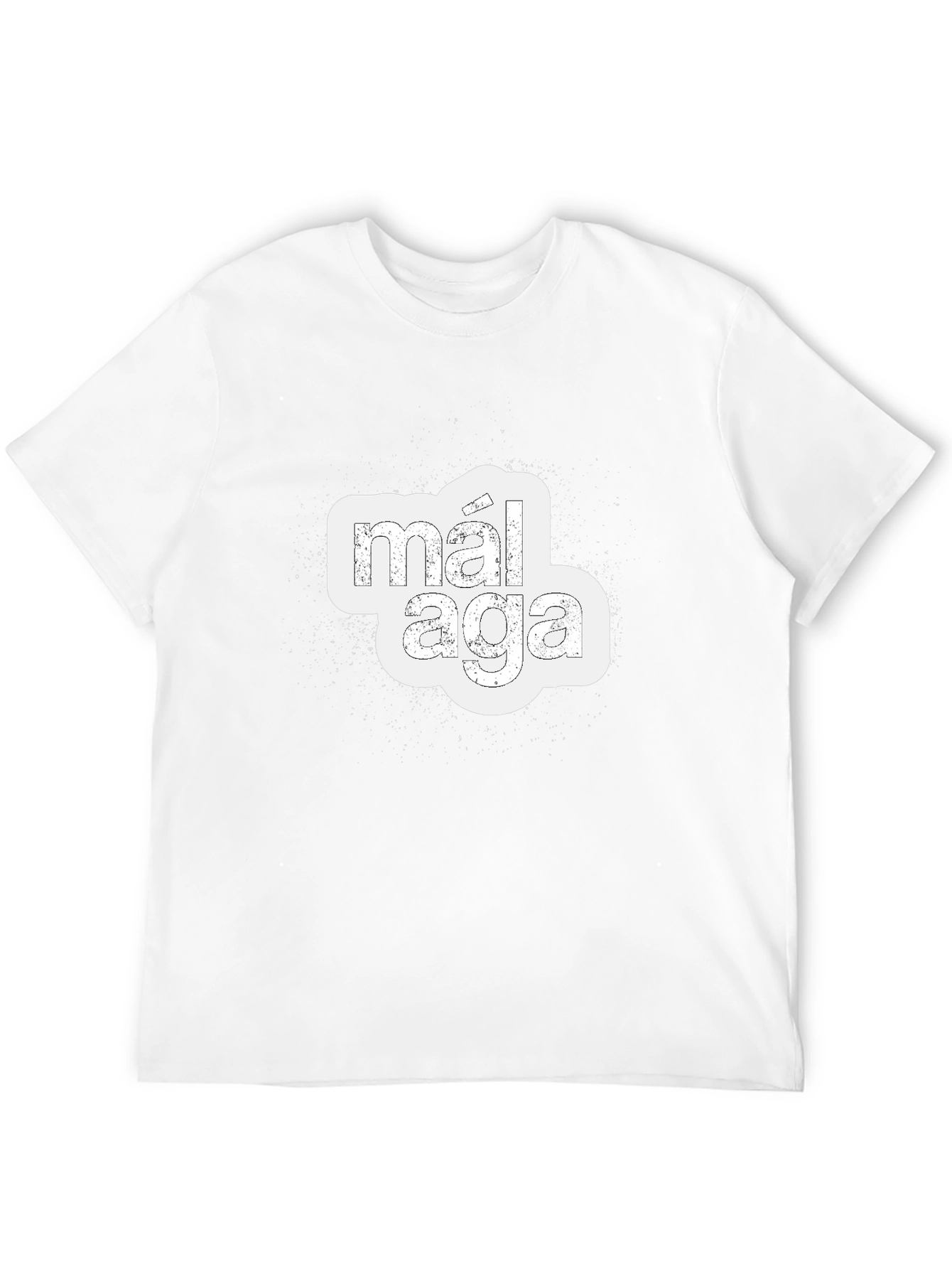 Malaga Graphic Tee - Distressed Print