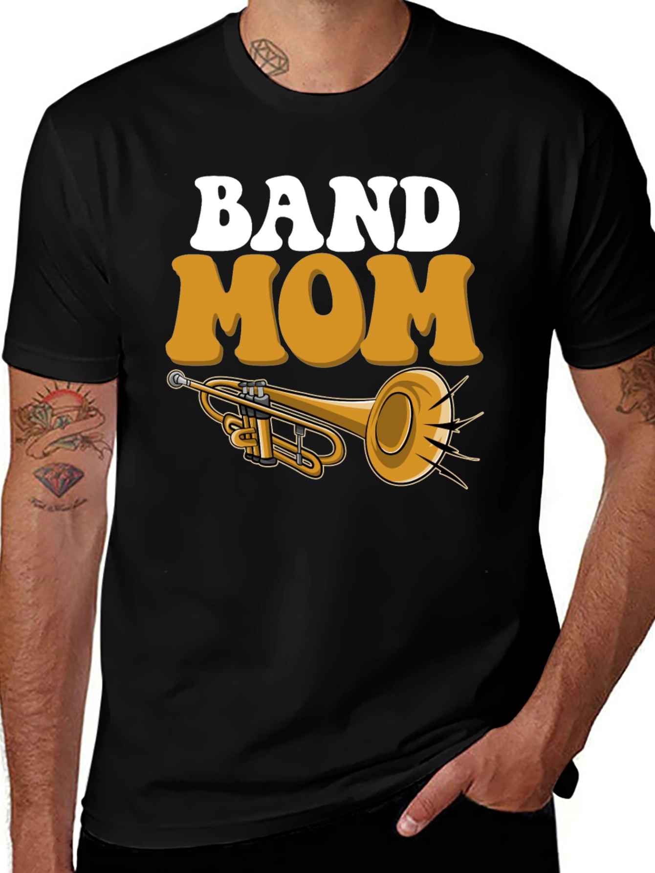 Band Mom Graphic T-Shirt - Music Lover Tee