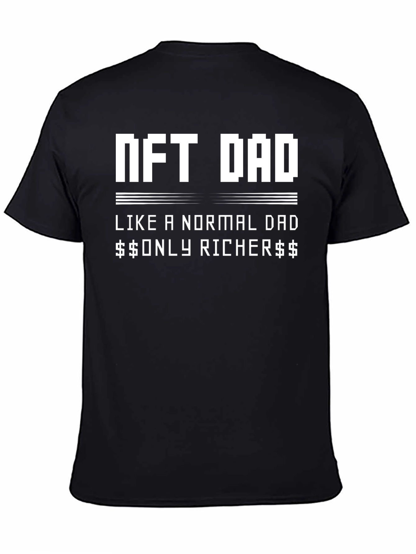 NFT Dad T-Shirt - Crypto Millionaire Style!