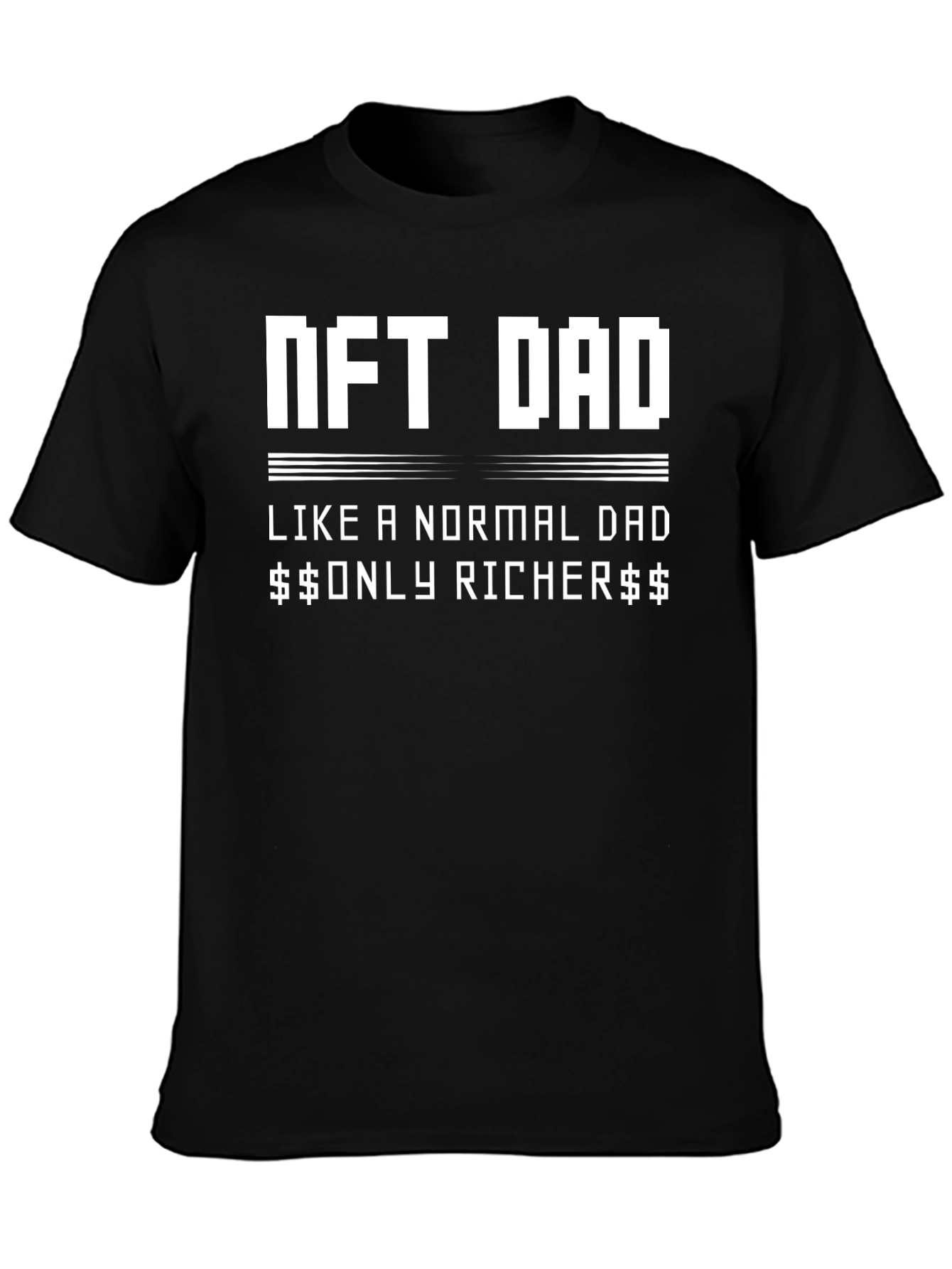 NFT Dad T-Shirt - Crypto Millionaire Style!