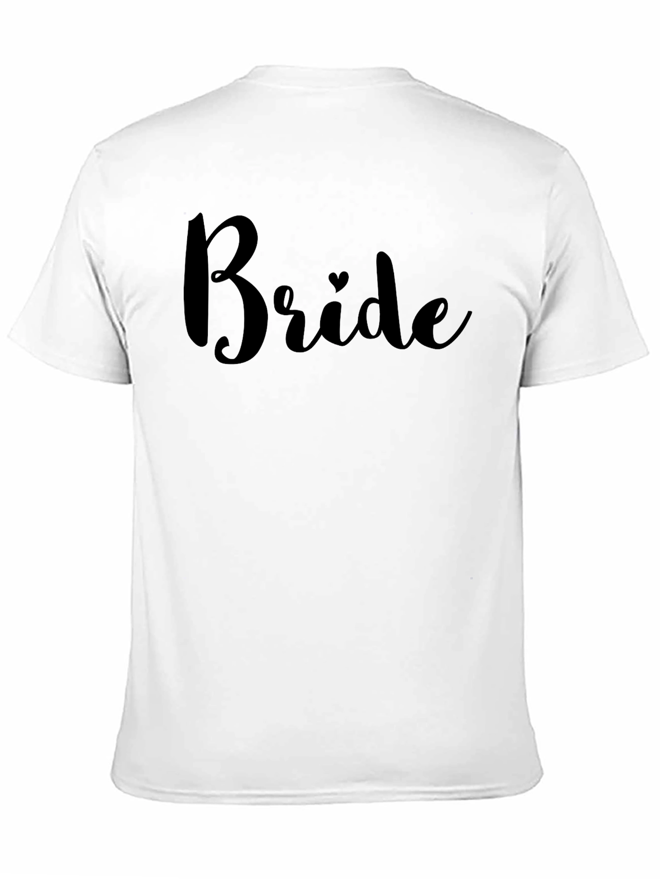 Bride Crew Neck T-Shirt - Wedding Day Apparel