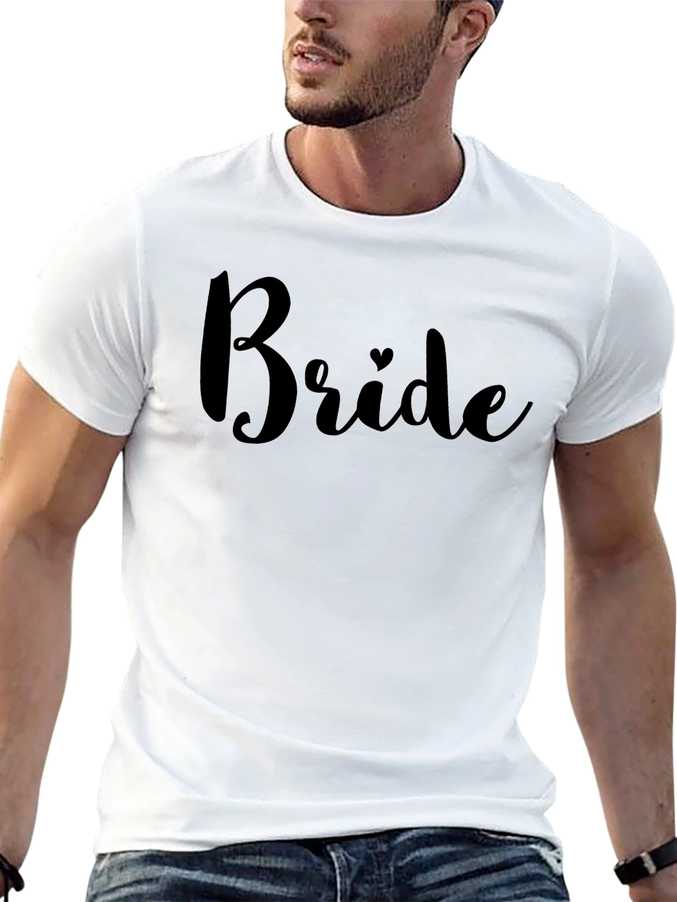 Bride Crew Neck T-Shirt - Wedding Day Apparel