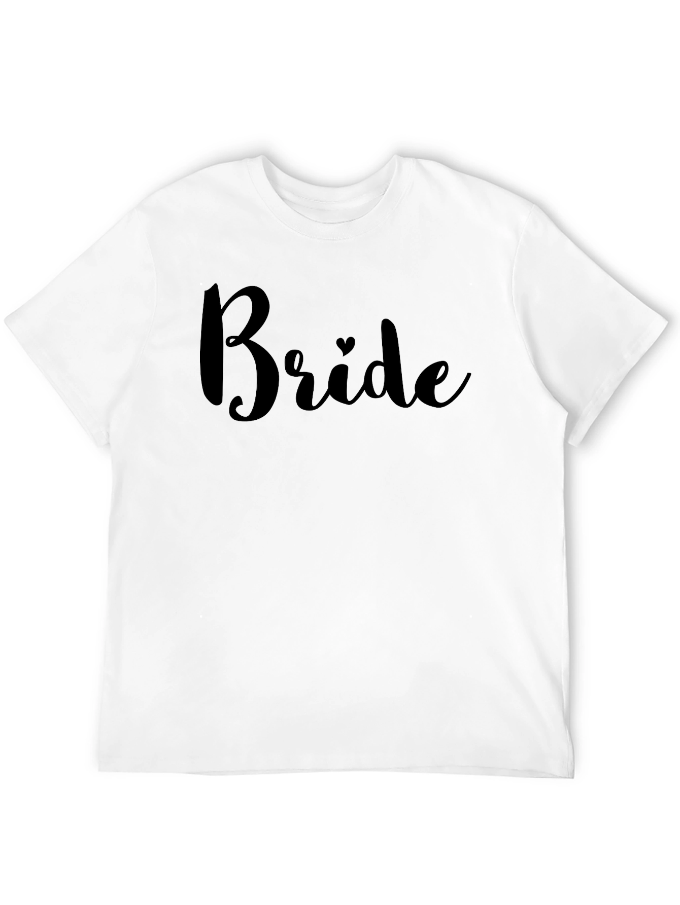 Bride Crew Neck T-Shirt - Wedding Day Apparel