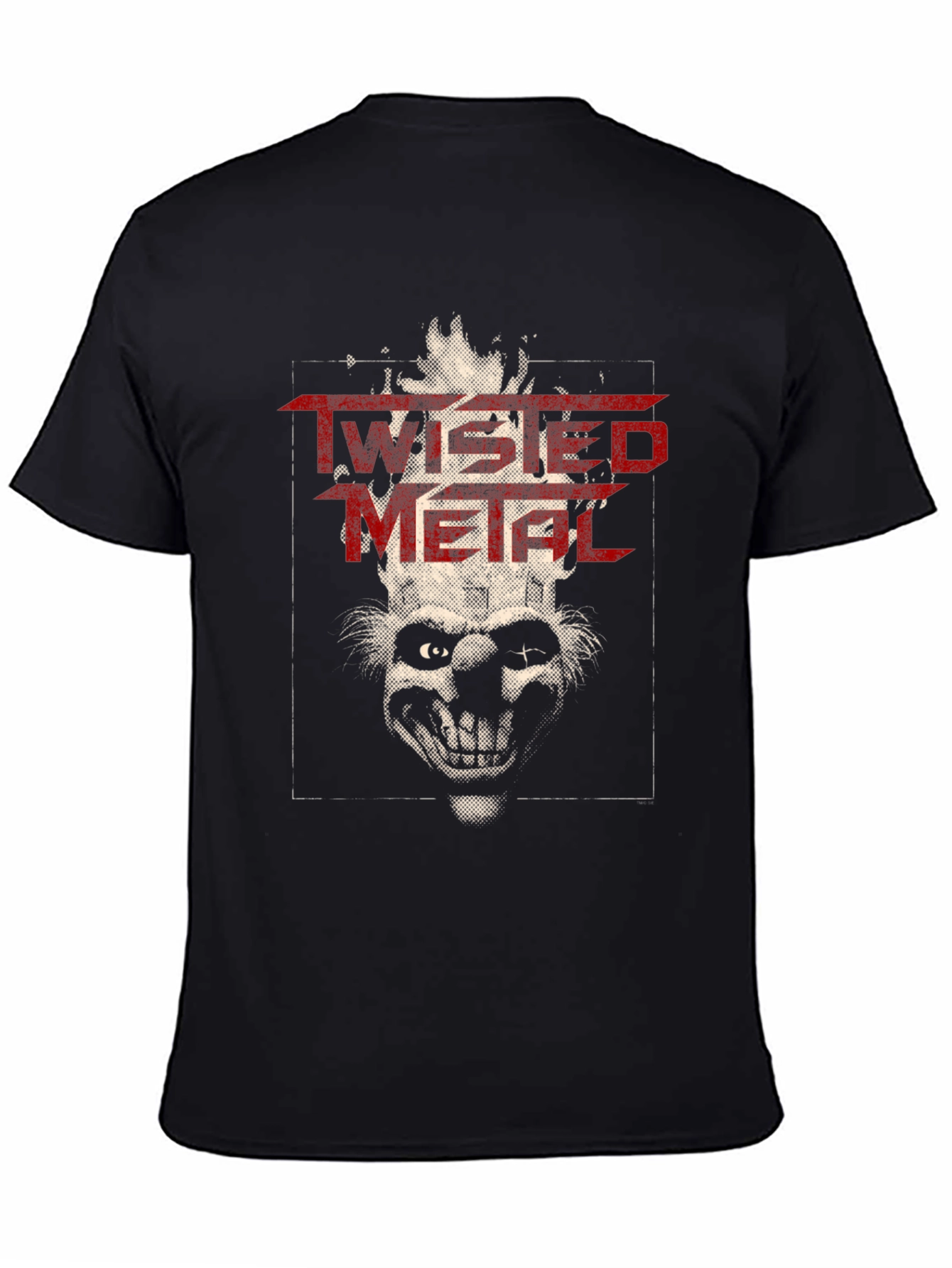 Twisted Metal Clown Graphic T-Shirt - Black
