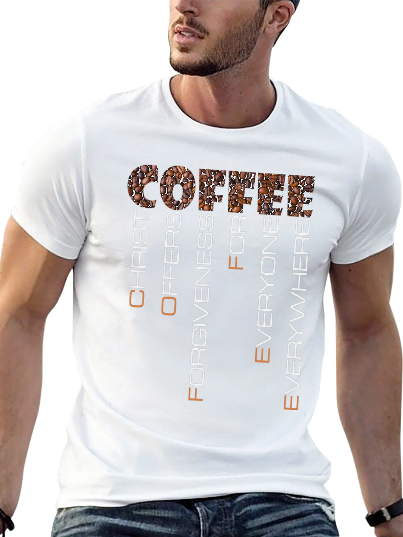 Coffee Christ Offers Forgiveness T-Shirt