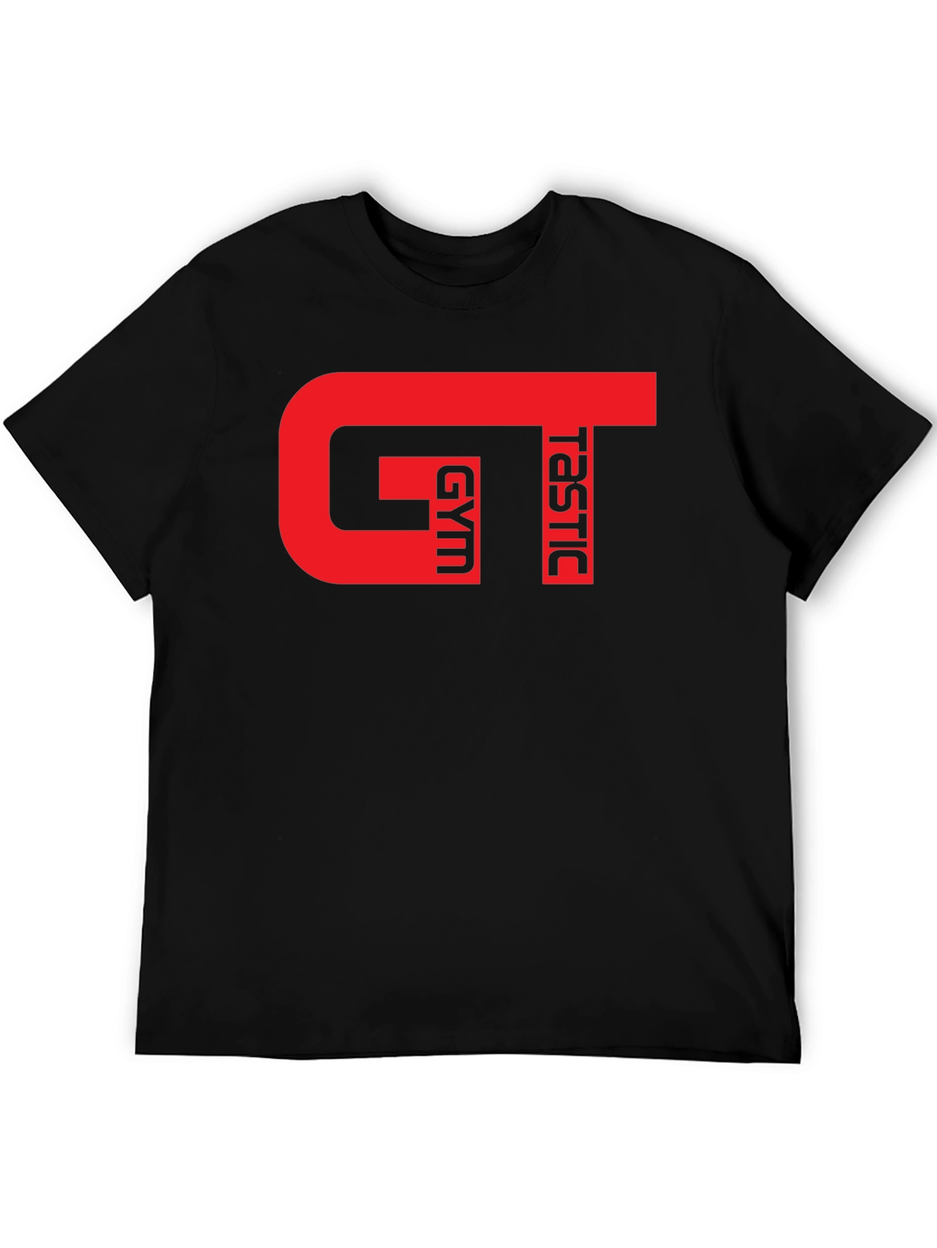 GT Gymtastic Black T-Shirt - Fitness Apparel