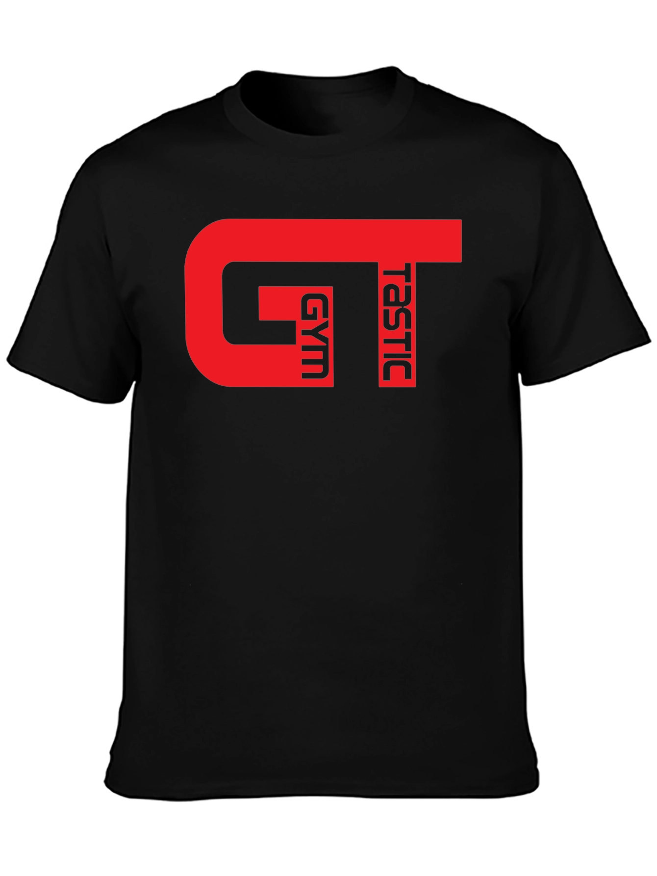 GT Gymtastic Black T-Shirt - Fitness Apparel