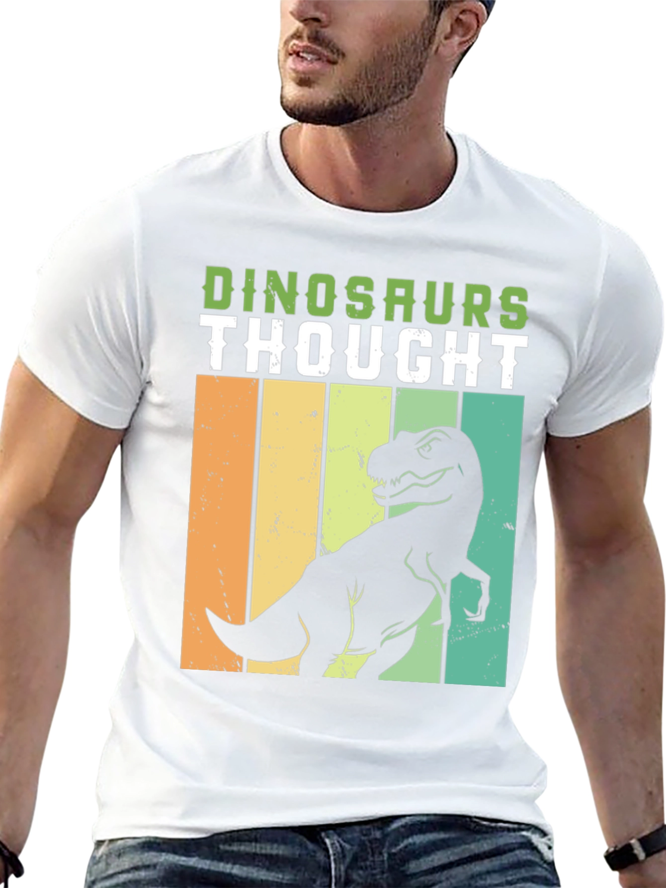 Dinosaurs Thought T-Rex Graphic Tee