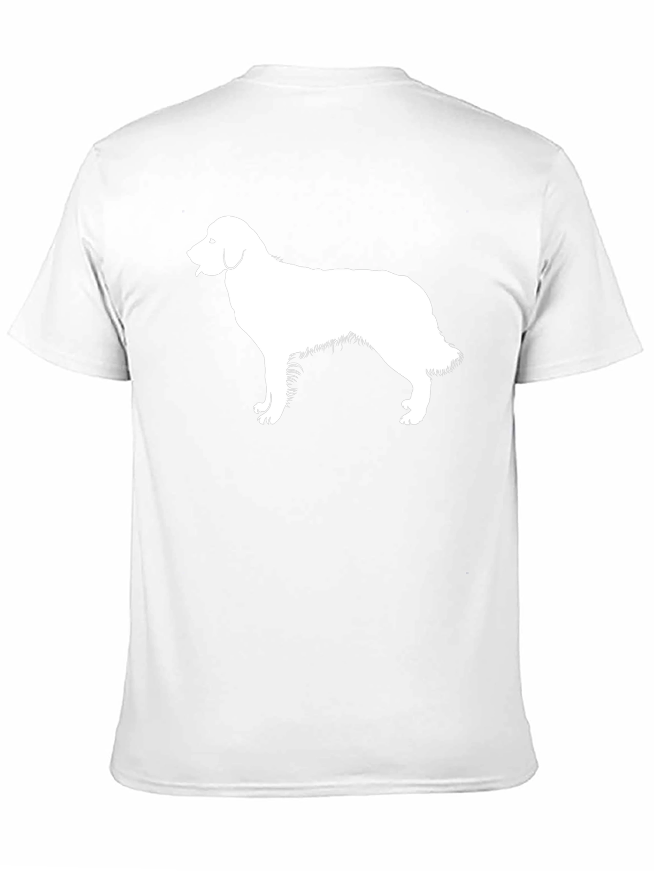 Dog Silhouette T-Shirt - Black