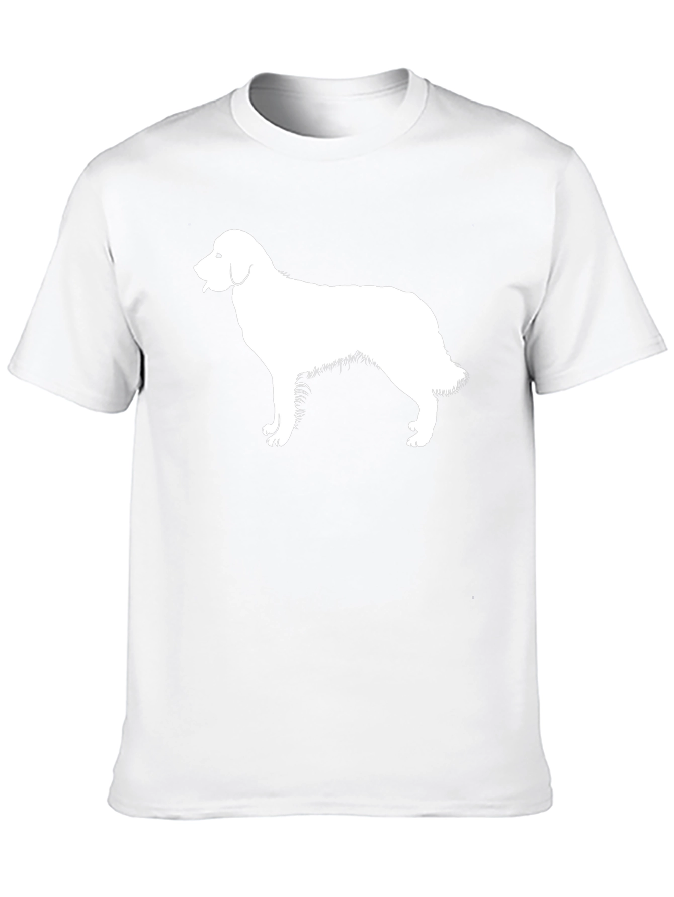 Dog Silhouette T-Shirt - Black