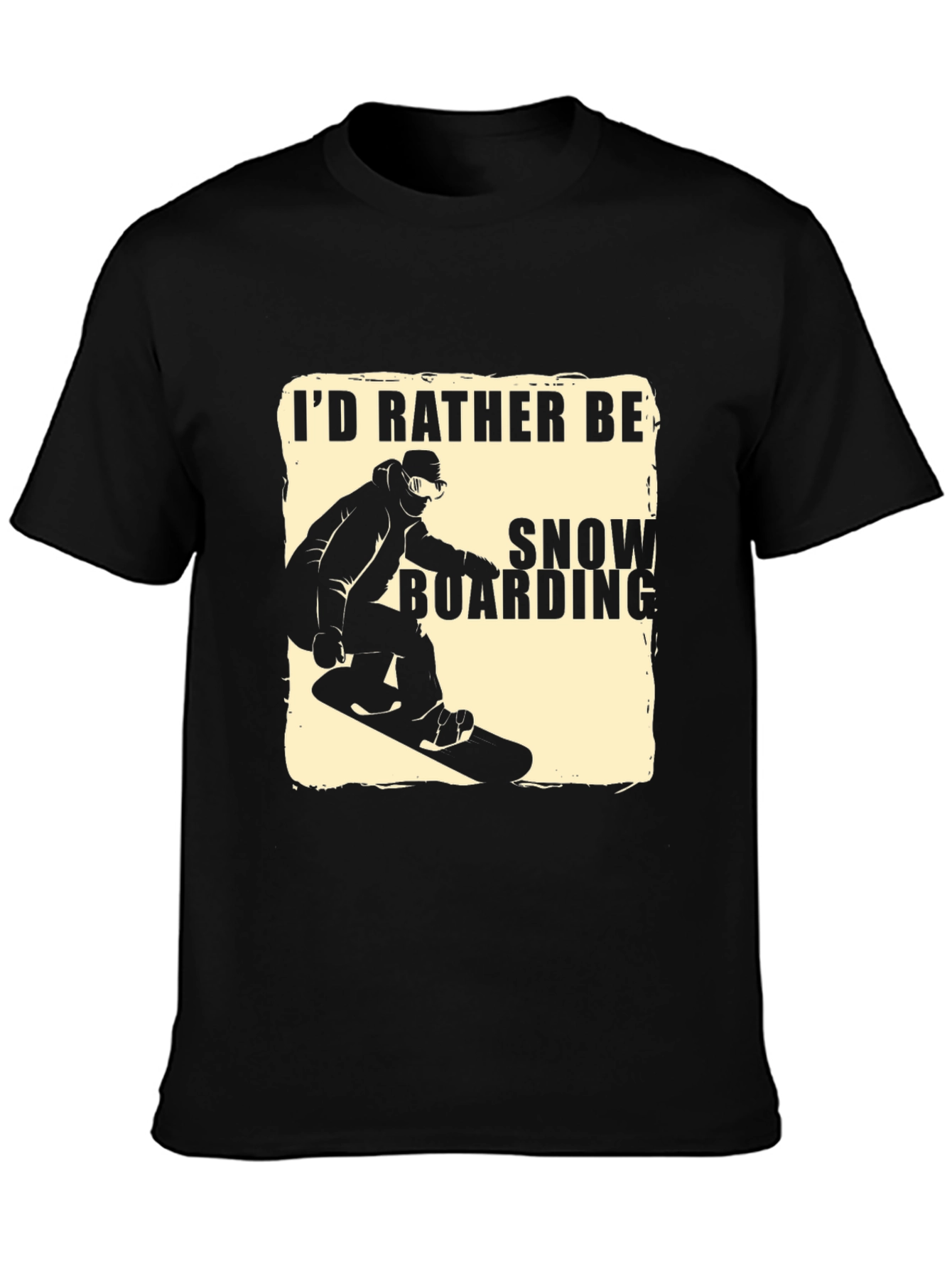 Snowboarding T-Shirt - Id Rather Be Snowboarding