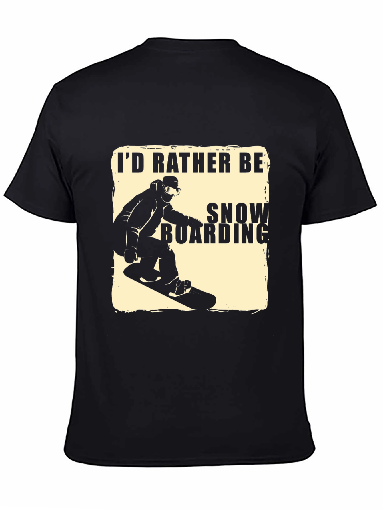 Snowboarding T-Shirt - Id Rather Be Snowboarding