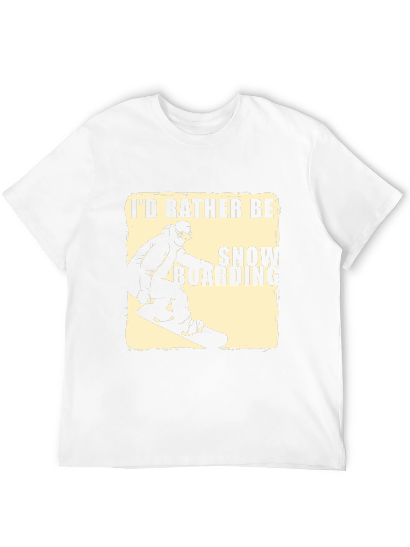 Snowboarding T-Shirt - Id Rather Be Snowboarding
