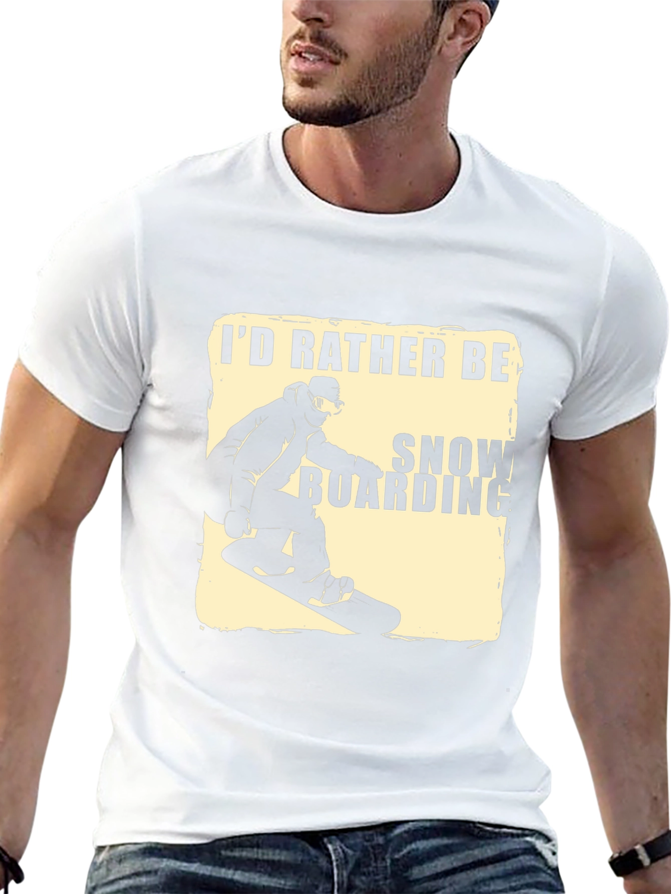 Snowboarding T-Shirt - Id Rather Be Snowboarding