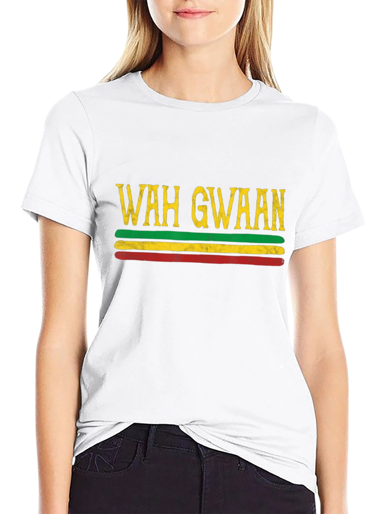 Wah Gwaan Reggae T-Shirt - Rastafarian Style