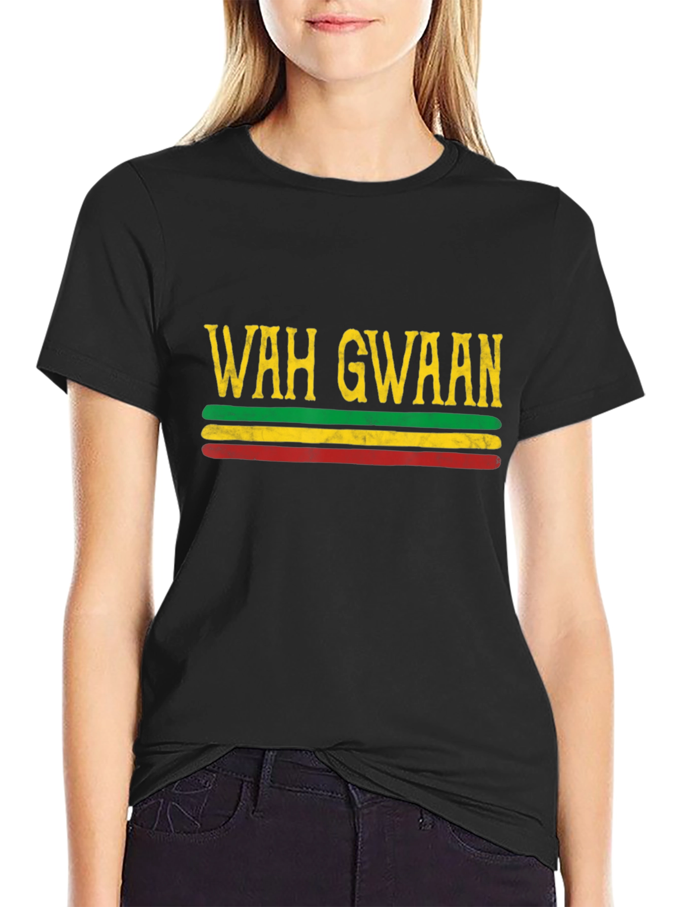 Wah Gwaan Reggae T-Shirt - Rastafarian Style