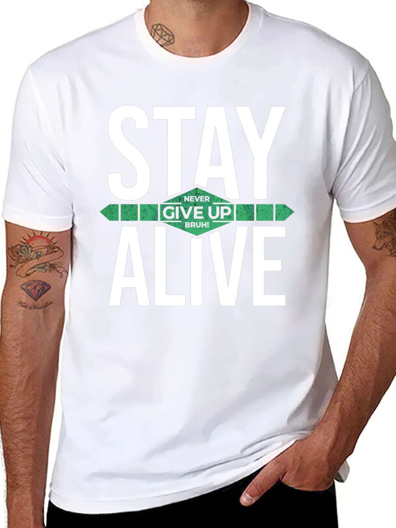 Stay Alive Graphic T-Shirt