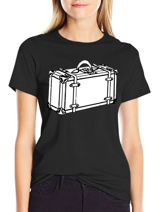 Suitcase Graphic Tee - Travel in Style!