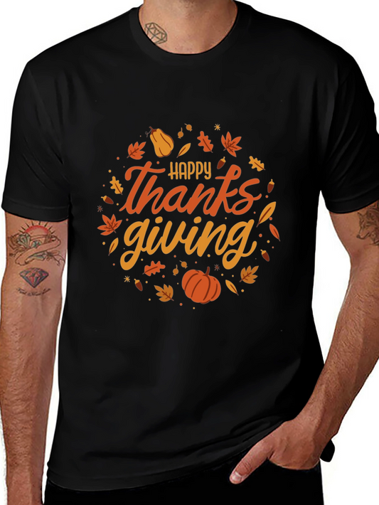 Happy Thanksgiving Graphic T-Shirt