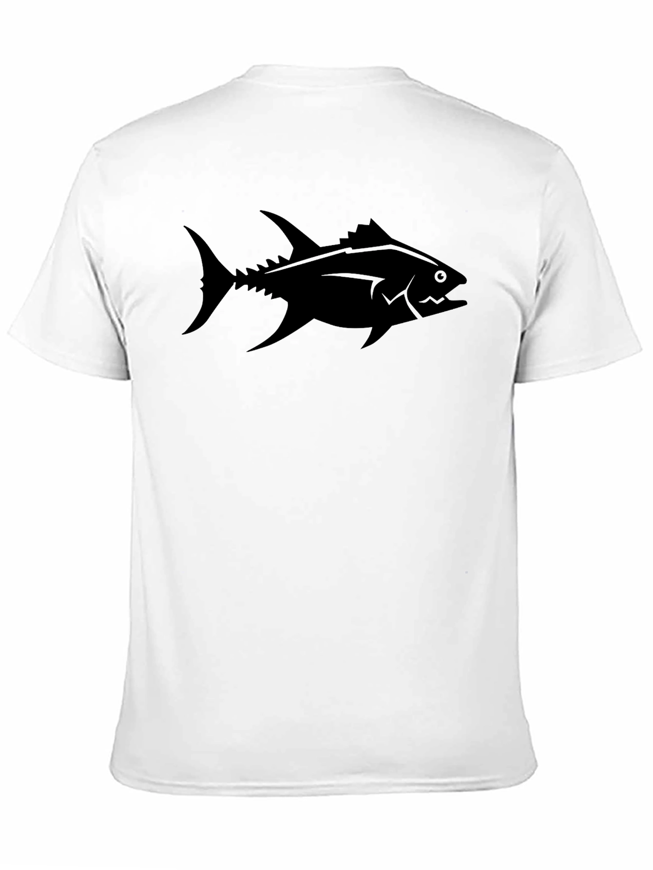Black Tuna Graphic Tee - Cool Fishing Shirt