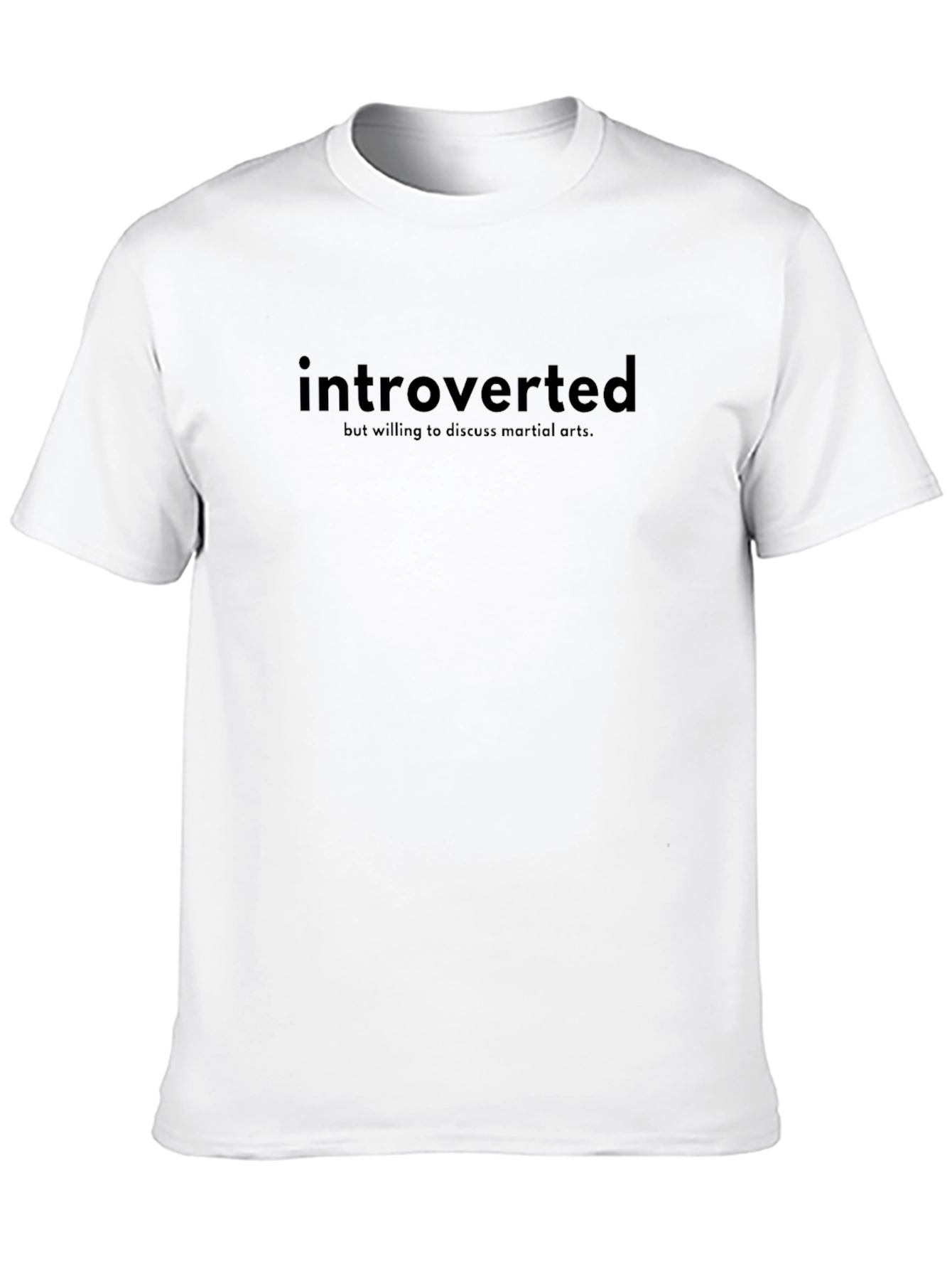 Introverted Martial Arts T-Shirt: Soft Cotton Tee