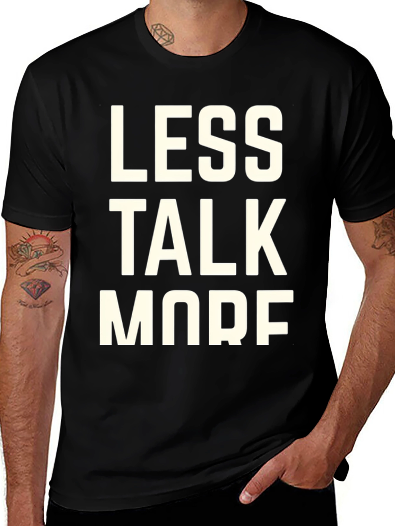 Less Talk More Shirt Funny Sarcastic T-Shirt