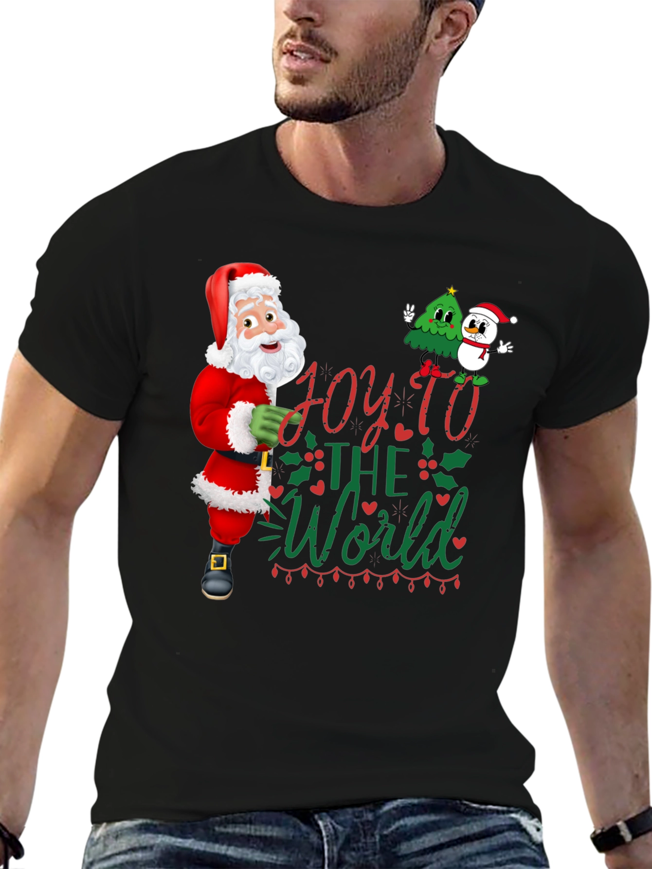Joy to the World Christmas Graphic Tee
