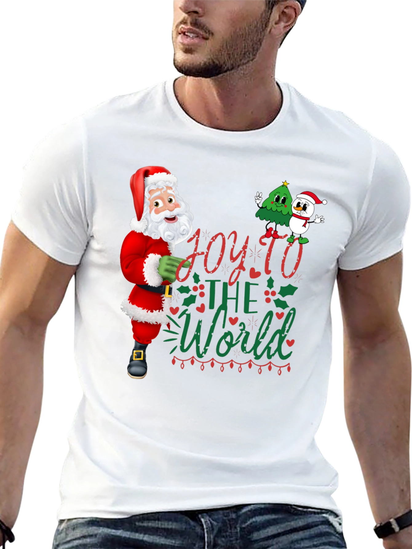 Joy to the World Christmas Graphic Tee