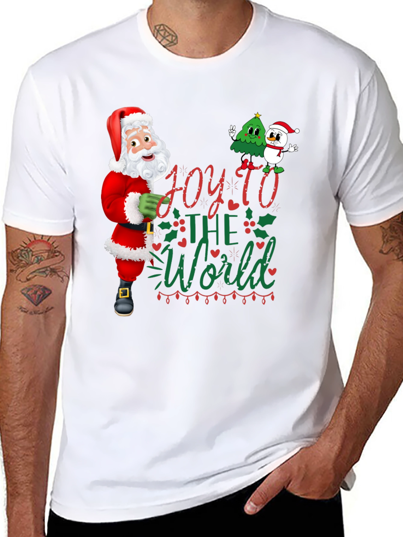 Joy to the World Christmas Graphic Tee