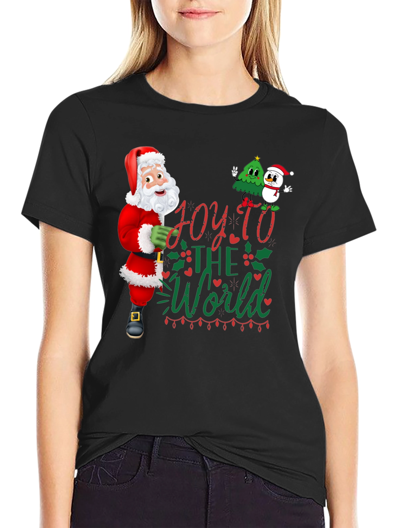 Joy to the World Christmas Graphic Tee