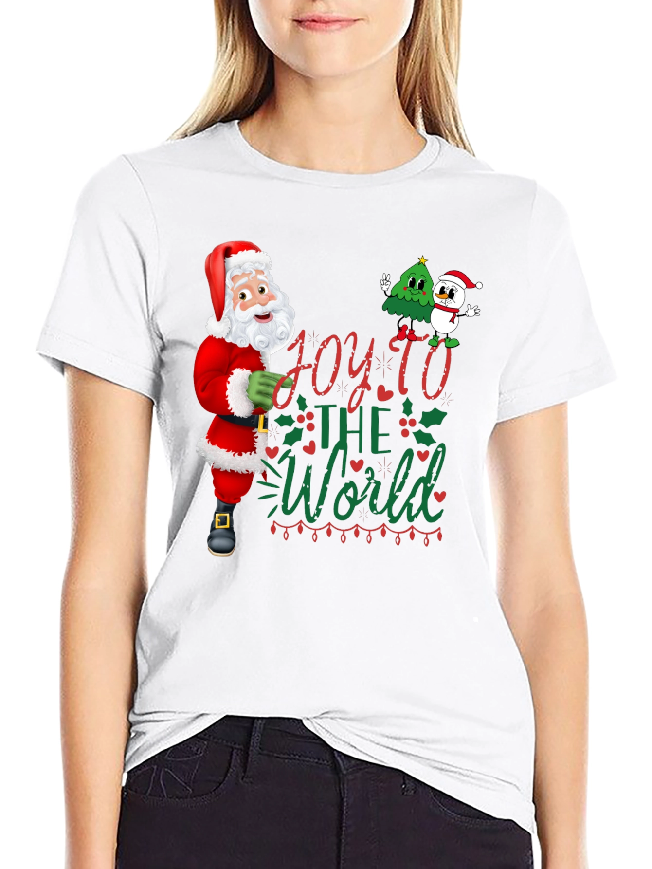 Joy to the World Christmas Graphic Tee