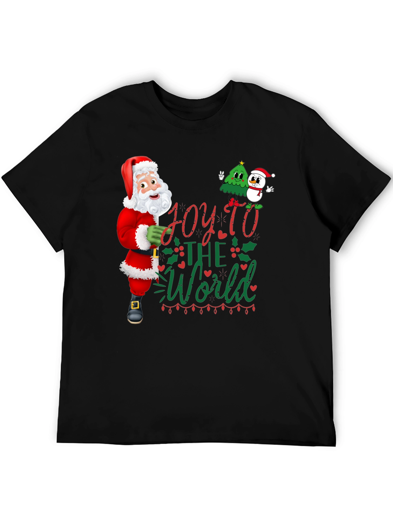 Joy to the World Christmas Graphic Tee